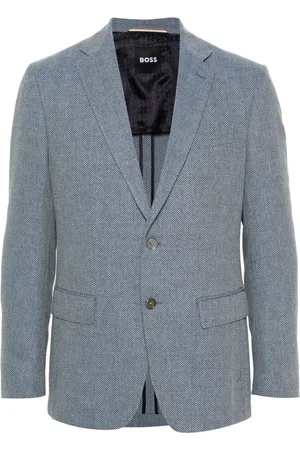 HUGO BOSS Chevron-pattern blazer