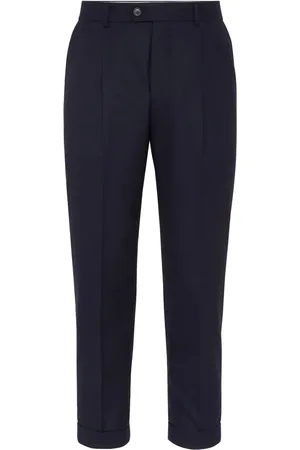 Brunello Cucinelli Tapered-leg wool trousers