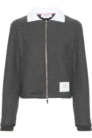 Thom Browne Contrasting-collar jacket
