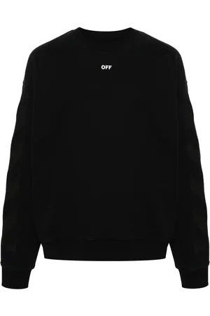 OFF-WHITE Diag-stripe cotton sweatshirt