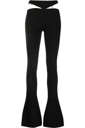 The Attico Cut-out flared trousers