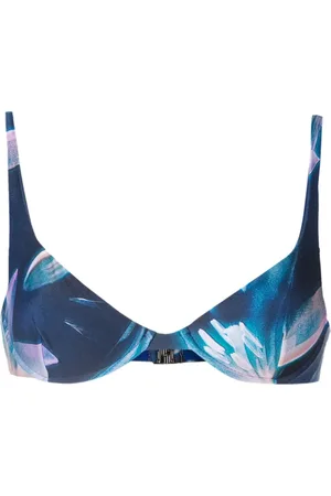Lenny Niemeyer Sweetheart-neck patterned bikini top