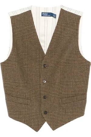 Ralph Lauren Prince-of-Wales-check waistcoat
