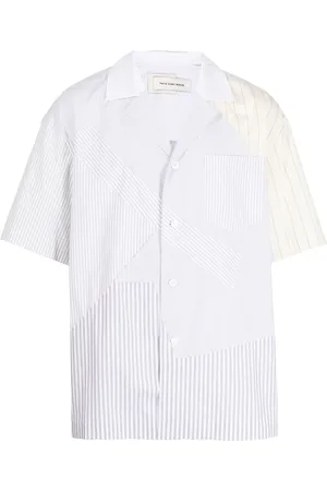Feng Chen Wang Patchwork-design shirt