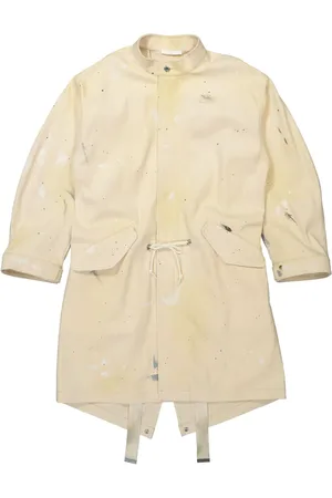 Helmut Lang Paint splatter-effect parka
