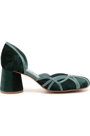 Sarah Chofakian 55mm Albert velvet pumps