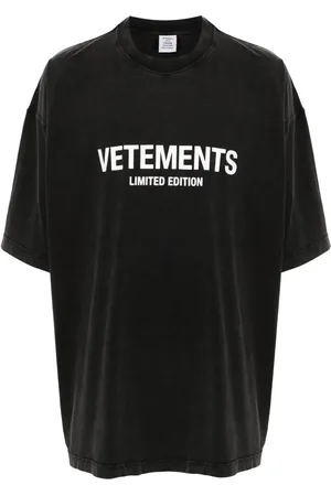 Vetements Logo-print cotton T-shirt