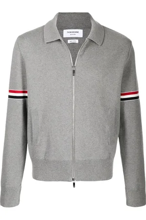 Thom Browne RWB stripe detailed cardigan