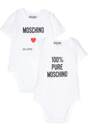 Moschino Logo-embroidered cotton body