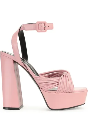Sergio Rossi Akida leather platform sandals