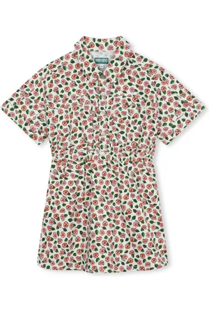 Kenzo Floral-print shirt dress