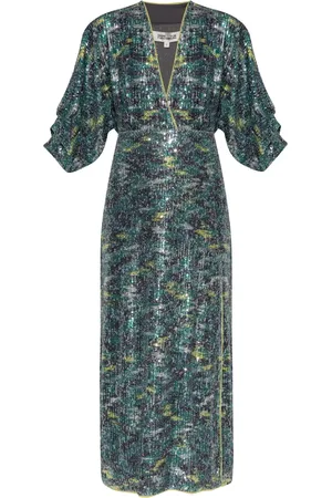 Diane von Furstenberg Jessel sequin-embellished midi dress