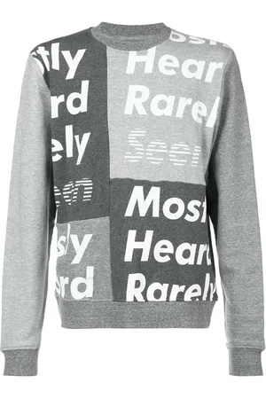 MOSTLY HEARD RARELY SEEN Logo print sweatshirt