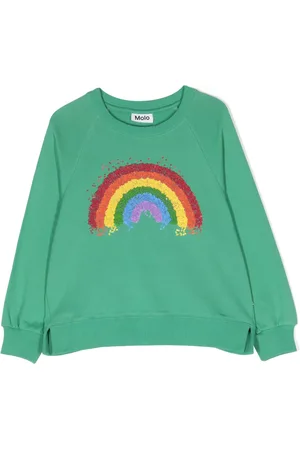 Molo Marilee rainbow sequin-embellished sweatshirt