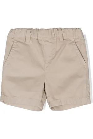 Emporio Armani Elasticated-waistband cotton shorts