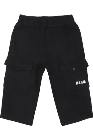 Msgm Embroidered-logo trousers