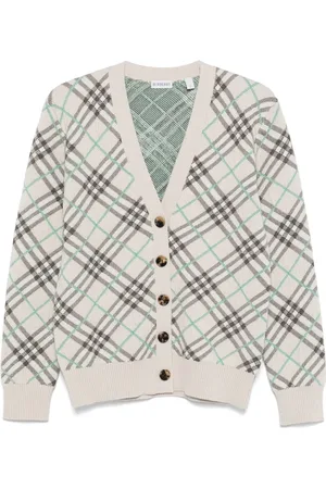 Burberry Checked cardigan