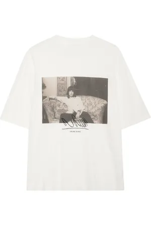 ANINE BING Graphic-print organic cotton t-shirt