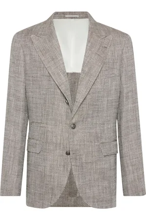 Brunello Cucinelli Chevron blazer