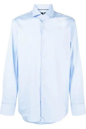 HUGO BOSS Classic-collar long-sleeve shirt