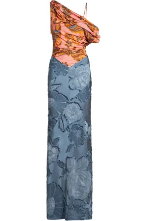 Etro Contrasting-panel maxi dress