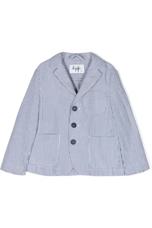 Il gufo Single-breasted striped blazer