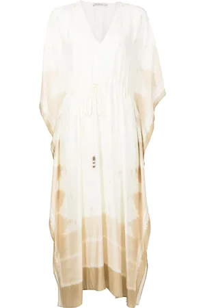 Lenny Niemeyer Ikat-pattern faded kaftan midi dress