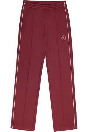 Sporty & Rich Embroidered-logo track pants
