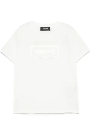 VERSACE 90 damier-print T-shirt