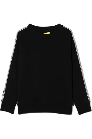 OFF-WHITE Logo-tape crew neck sweatshirt
