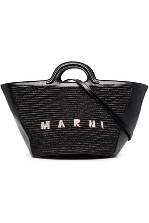 Marni Tropicalia logo-embroidered tote bag