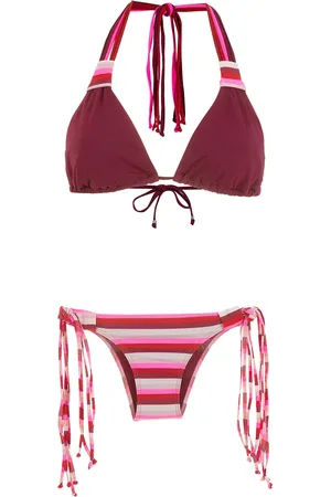 AMIR SLAMA Striped bikini set