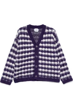 BONSAI Patterned intarsia-knit cardigan