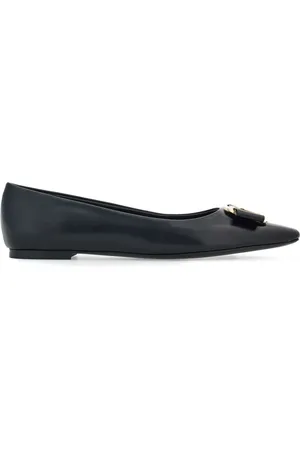 Salvatore Ferragamo New Vara-bow lambskin ballerina shoes