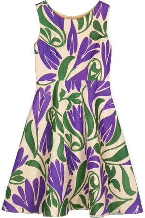 Little Bambah Graphic-print sleeveless dress