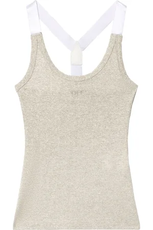OFF-WHITE Ribbed tank top
