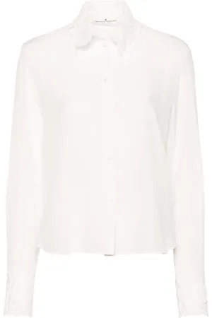 ERMANNO SCERVINO Lace-collar shirt
