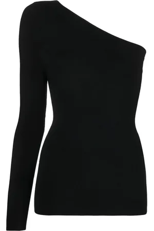 Victoria Beckham One shoulder ribbed top