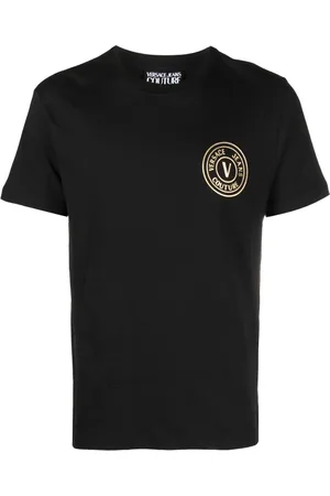 VERSACE Logo-print short-sleeved T-shirt