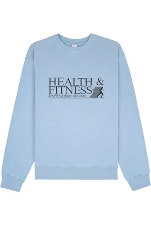 Sporty & Rich Health & Fitness logo-print sweatshirt
