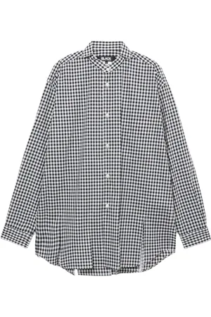 Comme des Garçons Gingham-print cotton T-shirt