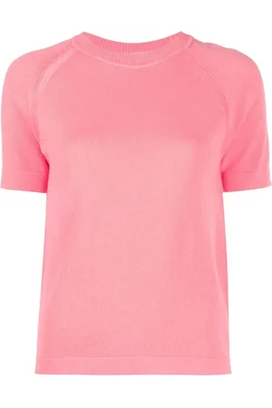 Barrie Short-sleeve knitted top
