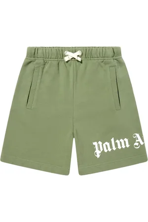 Palm Angels Logo-print track shorts