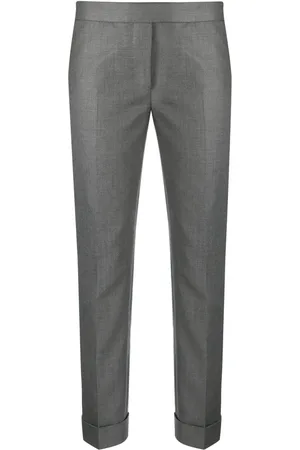 Thom Browne Super 120s cropped wool trousers