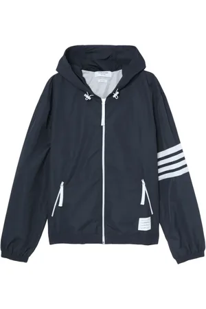 Thom Browne 4-Bar stripe hooded jacket