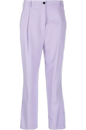 Karl Lagerfeld Cropped high-waisted trousers