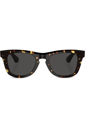 Burberry Tortoiseshell-effect square-frame sunglasses