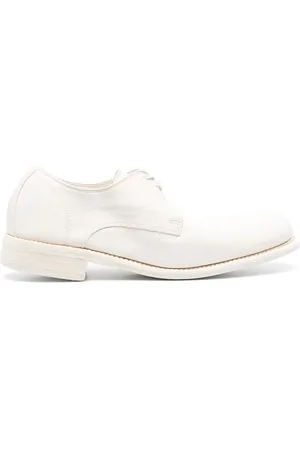 GUIDI Leather derby shoes