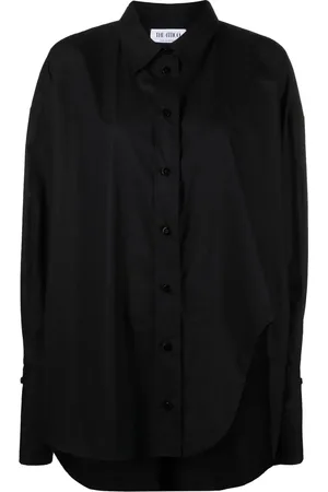 The Attico Diana asymmetric button-up shirt