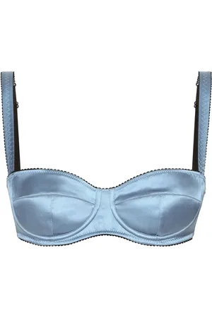 Dolce & Gabbana Satin-finish balconette-style bra